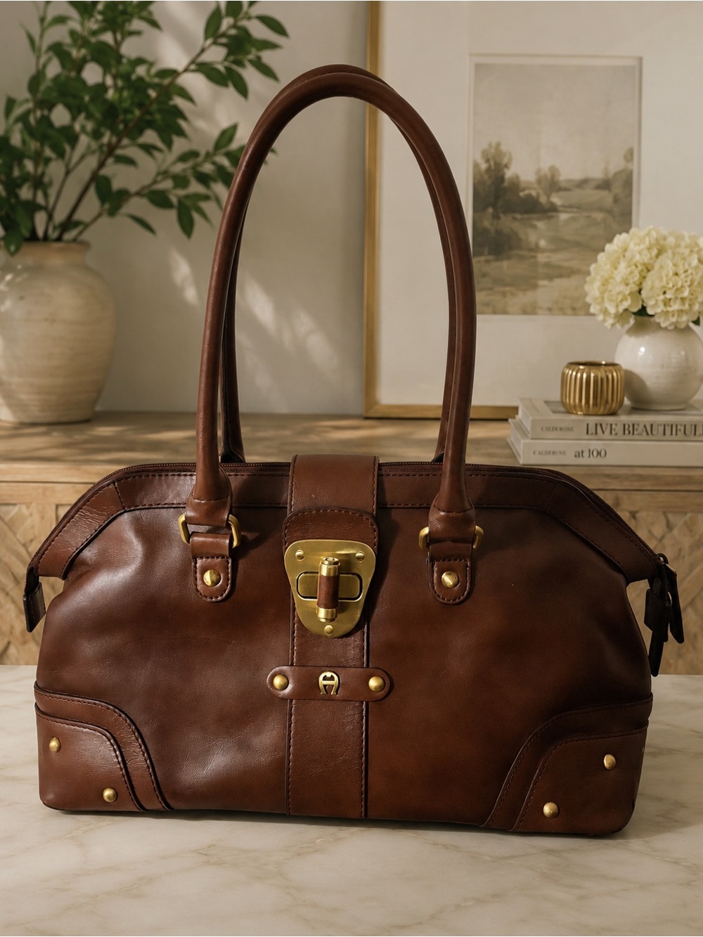 Etienne Aigner- Est. 1949- Doctor Satchel Bag